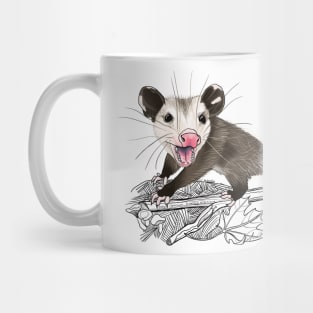 Baby Opossum-white Mug